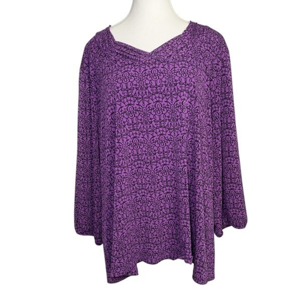 Designers Originals Purple and Black Top